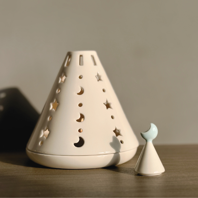 Moon Light - Handmade Ceramic Candle holder