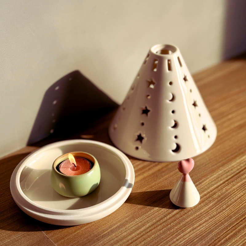 Sweet Heart - Handmade Ceramic Candle holder